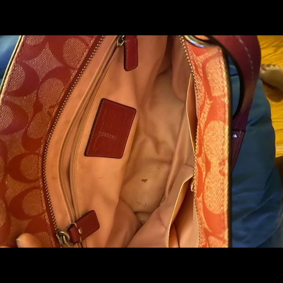 Pink Coach Purse - Picture 4 of 4